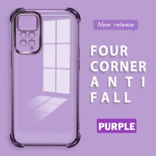 HONTINGA Xiaomi Redmi Note 11 Pro 4g ile Uyumlu Şeffaf Kılıfı Düşüme Önleyici Basitlik Anti Düşme Kamera Korumali Desen Yumuşak Silikon Telefon Kılıfı Kadın ve Erkek Için Uygundur K3-0000