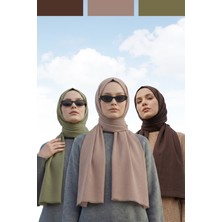 Kamer Scarf Pure Line Serisi Pamuk Konfor Şal 3lü Paket