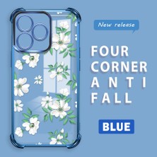 HONTINGA Realme C53 ile Uyumlu Şeffaf Kılıfı Düşüme Önleyici Basitlik Anti Düşme Kamera Korumali Çiçek Desen Yumuşak Silikon Telefon Kılıfı Kadın ve Erkek Için Uygundur K3-0222