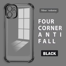 HONTINGA iPhone 11 ile Uyumlu Şeffaf Kılıfı Düşüme Önleyici Basitlik Anti Düşme Kamera Korumali Desen Yumuşak Silikon Telefon Kılıfı Kadın ve Erkek Için Uygundur K3-0000