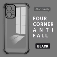 HONTINGA Xiaomi Redmi Note 12 5g ile Uyumlu Şeffaf Kılıfı Düşüme Önleyici Basitlik Anti Düşme Kamera Korumali Desen Yumuşak Silikon Telefon Kılıfı Kadın ve Erkek Için Uygundur K3-0000