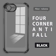 HONTINGA iPhone 16E ile Uyumlu Şeffaf Kılıfı Düşüme Önleyici Basitlik Anti Düşme Kamera Korumali Desen Yumuşak Silikon Telefon Kılıfı Kadın ve Erkek Için Uygundur K3-0000