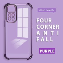 HONTINGA Xiaomi Redmi Note 11S ile Uyumlu Şeffaf Kılıfı Düşüme Önleyici Basitlik Anti Düşme Kamera Korumali Desen Yumuşak Silikon Telefon Kılıfı Kadın ve Erkek Için Uygundur K3-0000