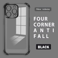 HONTINGA iPhone 14 Pro Max ile Uyumlu Şeffaf Kılıfı Düşüme Önleyici Basitlik Anti Düşme Kamera Korumali Desen Yumuşak Silikon Telefon Kılıfı Kadın ve Erkek Için Uygundur K3-0000