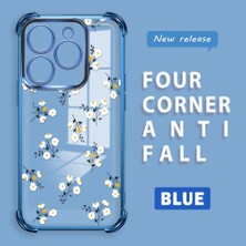 HONTINGA Infinix Smart 8 ile Uyumlu Şeffaf Kılıfı Düşüme Önleyici Basitlik Anti Düşme Kamera Korumali Çiçek Dalı Desen Yumuşak Silikon Telefon Kılıfı Kadın ve Erkek Için Uygundur K3-0220