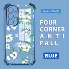 HONTINGA Samsung Galaxy A33 5g ile Uyumlu Şeffaf Kılıfı Düşüme Önleyici Basitlik Anti Düşme Kamera Korumali Çiçek Desen Yumuşak Silikon Telefon Kılıfı Kadın ve Erkek Için Uygundur K3-0222