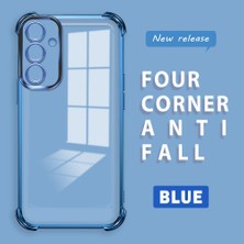 HONTINGA Samsung Galaxy A25 ile Uyumlu Şeffaf Kılıfı Düşüme Önleyici Basitlik Anti Düşme Kamera Korumali Desen Yumuşak Silikon Telefon Kılıfı Kadın ve Erkek Için Uygundur K3-0000