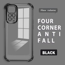 HONTINGA Xiaomi Redmi Note 11S ile Uyumlu Şeffaf Kılıfı Düşüme Önleyici Basitlik Anti Düşme Kamera Korumali Desen Yumuşak Silikon Telefon Kılıfı Kadın ve Erkek Için Uygundur K3-0000