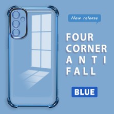 HONTINGA Samsung Galaxy A14 4g ile Uyumlu Şeffaf Kılıfı Düşüme Önleyici Basitlik Anti Düşme Kamera Korumali Desen Yumuşak Silikon Telefon Kılıfı Kadın ve Erkek Için Uygundur K3-0000