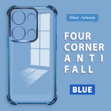 HONTINGA Xiaomi Redmi Note 13 Pro 4g ile Uyumlu Şeffaf Kılıfı Düşüme Önleyici Basitlik Anti Düşme Kamera Korumali Desen Yumuşak Silikon Telefon Kılıfı Kadın ve Erkek Için Uygundur K3-0000
