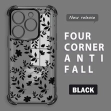 HONTINGA Infinix Smart 8 ile Uyumlu Şeffaf Kılıfı Düşüme Önleyici Basitlik Anti Düşme Kamera Korumali Dal Desen Yumuşak Silikon Telefon Kılıfı Kadın ve Erkek Için Uygundur K3-0221