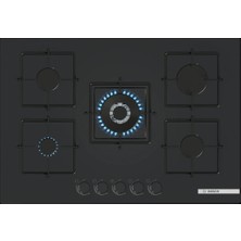 Bosch PNQ7B6P31O Gazlı Ocak 75 cm Sert Sam Siyah Serie 4