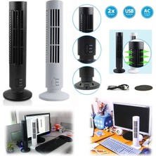 Kule Tipi USB Elektrik Fan Yapraksız Klima Fanı (4887)