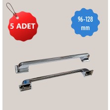 Eymen Okyanus 5 ADET 96-128 mm Alüminyum Metal Krom Dolap Çekmece Kulpları
