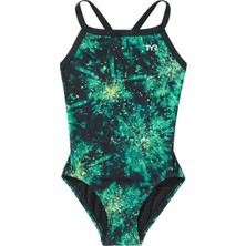 Tyr Tyr Durafast Lite® Diamondfit Kız Çocuk Mayo - Radiant Flare - Yeşil - 22 - ST00673-2612