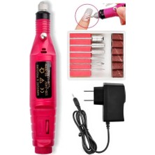 Saravita Elektrikli 12V Tırnak Törpü Seti Manikür Pedikür Protez Tırnak Ayak Nasır ve Tırnak Mantar Makinesi