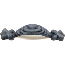 FRY Antika Tarz Dekoratif Pirinç Örgü Mobilya Kulbu - 22X120 Mm, Oksit