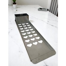 Karadağ Metal Kalp Japones Kalıbı | Japones Kurabiye Kalıbı - Paslanmaz Çelik Kazıyıcı Hediye