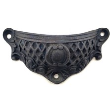 FRY Antika Tarz Dekoratif Pirinç Anıt Tas Mobilya, Çekmece Kulbu - 48X90 Mm, Oksit