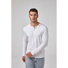 Relactive Erkek Uzun Kollu Düğmeli T-Shirt