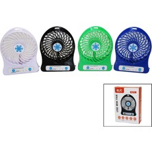 Mini Fan USB Şarjlı Masa Üstü Mini Vantilatör (4887)