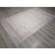 Yamalı Home Tiffany Concept TSY05AN Lila 160X230 cm Kadife Dokulu Kaymaz Halı