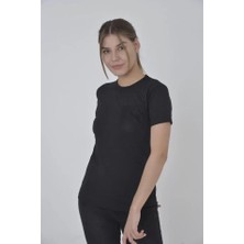 Emh Store File Cepli Slim Fit T-Shirt - Siyah