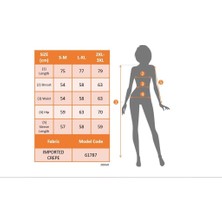 Emh Store Kadın Uzun Kollu Yakalı Önden Düğmeli Belden Kemerli Ithal Krep Bluz