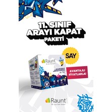 Raunt 11. Sınıf Say Arayı Kapat (37 Kitap Mobil/web) Yapay Zekalı Üniversiteye Hazırlık Seti