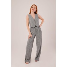 Emh Store Kırçıllı Desen Antrasit Takım