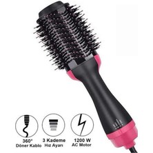 Kafkas Store Tkndy Saç Şekillendirici ve Saç Düzleştirici Fön Tarağı Tarak Fırça 1200W Saç Kurutma