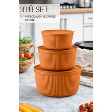Saklama Kabı 3'lü Set 1550 - 1000 - 550ML Depolama Kutusu - Gıda Çerezlik Hobi Çok Amaçlı Box