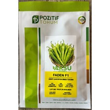 Pozitif Tohum Faden F1 Hibrit Çarliston Biber Tohumu - 1.000 Ad/pk