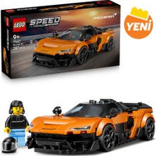 LEGO® Speed Champions McLaren W1 Gerçek Süper Araba 77257 - 9 Yaş ve Üzeri Çocuklar için 1 Minifigür İçeren Yarış Arabası Yapım Seti (287 Parça)