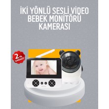 Kafkas Store Tkndy Görüntülü Bebek Monitörü 4.3 Inç Ekran ve Sesli Iletişim