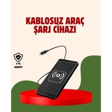 Kafkas Store Tkndy Kablosuz Manyetik Araç Şarj Pedi – Hızlı, Güvenli, Isınma Korumalı Tasarım