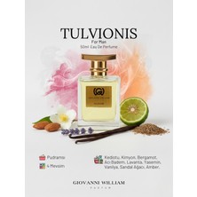 Giovanni William Tulvionis Kremamsı Erkek Parfüm EDP 50 ml | Tatlı & Temiz | Günlük ve Ofis Kullanımı
