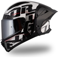 Origine Pista Mugello Siyah - Beyaz Kask