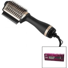 Saç Kurutma - Şekil Makinesi 3 Kademe Isı Ayarı 360 Derece Dönen Kablo Seramik Kaplama Fırça 1200W SHD-1731 (4887)