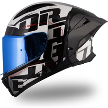 Origine Pista Mugello Siyah - Beyaz Kask