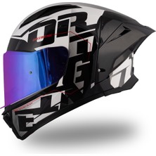 Origine Pista Mugello Siyah - Beyaz Kask