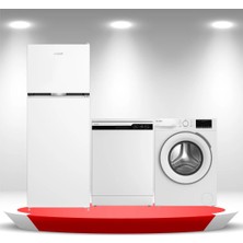 Arçelik 3 Lü Beyaz Çeyiz Seti (6444 OK-570477 MB-9120 Tmx)