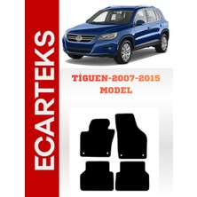 Ecarteks Vw Tiguan Özel Lazer Kesim Oto Paspas Takımı 2007-2015