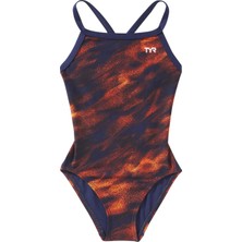 Tyr Tyr Durafast Elite® Kız Çocuk Diamondfit Mayo - Soren - Turuncu - 22 - ST00676-2626