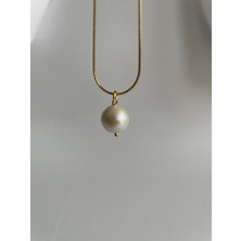 Maison Perle Jewelry Aurelia Çelik Zincirli Zarif İnci Kolye