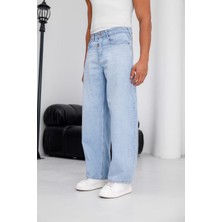 Oksit Puertas Erkek Yüksek Bel Balon Baggy Fit Bol Kesim Kot Pantolon