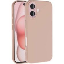 Paladyum Case iPhone 16 Uyumlu Içi Kadife Bej Lansman Silikon Kılıf