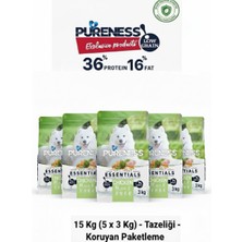 Pureness Az Tahıllı Tavuklu Yetişkin Köpek Maması | Omega 3-6, Glukozamin & Kondroitin Destekli 15 kg