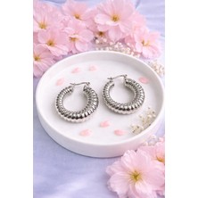 Yush Aksesuar Pınterest Çelik Küpe