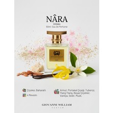 Giovanni William Nâra Lüx Unisex Kadın Erkek Parfüm Edp |Tatlı & Çekici | Sanatsal Karakter